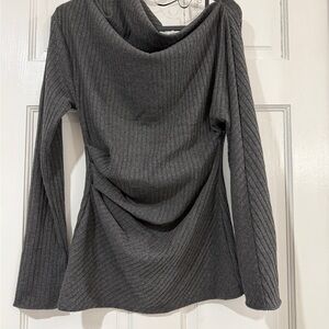 Zara Charcoal Cowl Neck Sweater